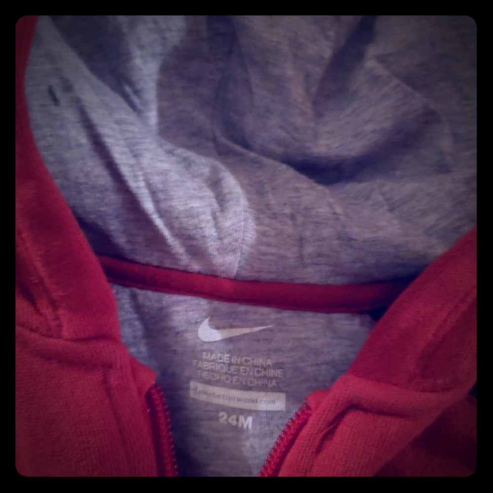 Nike Red/Black Sweater 24mo